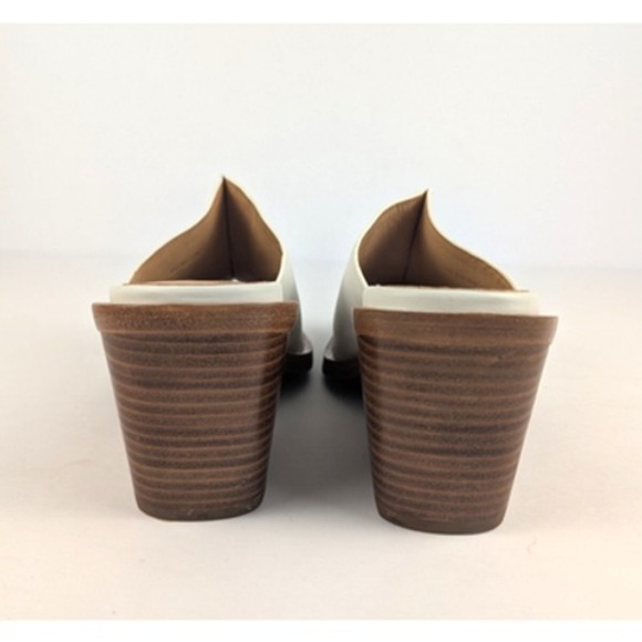 RAG & BONE Santiago Wedge Sandals Women's Size EU 37.5 / US 7.5 Clogs Ivory - Picture 5 of 9